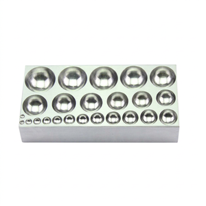 Bloque de Hierro para Repujado, Molde Redondo de 24 Cavidades, Modelo 269L, para Fundición de Joyería, Herramientas de Bricolaje SUNTOOLS/STIPL - Product Image 1