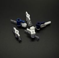 Valve d'infusion bidirectionnelle en plastique à haute pression avec raccord Luer Lock pour cathéter, excellente performance