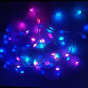 Guirlande lumineuse LED contrôlée par application Wifi Effets de changement de couleur pour l'extérieur Guirlande de Noël LED - Product Image 3