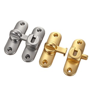 Loquet de porte à ressonance en alliage de zinc brossé, type A, pour toilettes, salle de bain, chambre, portes coulissantes, serrure simple - Product Image 1