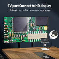 Inskam 330-H 5MP 1200X Microscope Digital Connect to TV HD Display 7-inch Microscope for Mobile Repair
