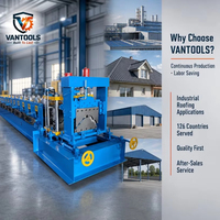 Machine de formage à froid pour tôles de toiture ondulées en acier coloré, sur mesure pour projets de construction industrielle - Offre Spéciale