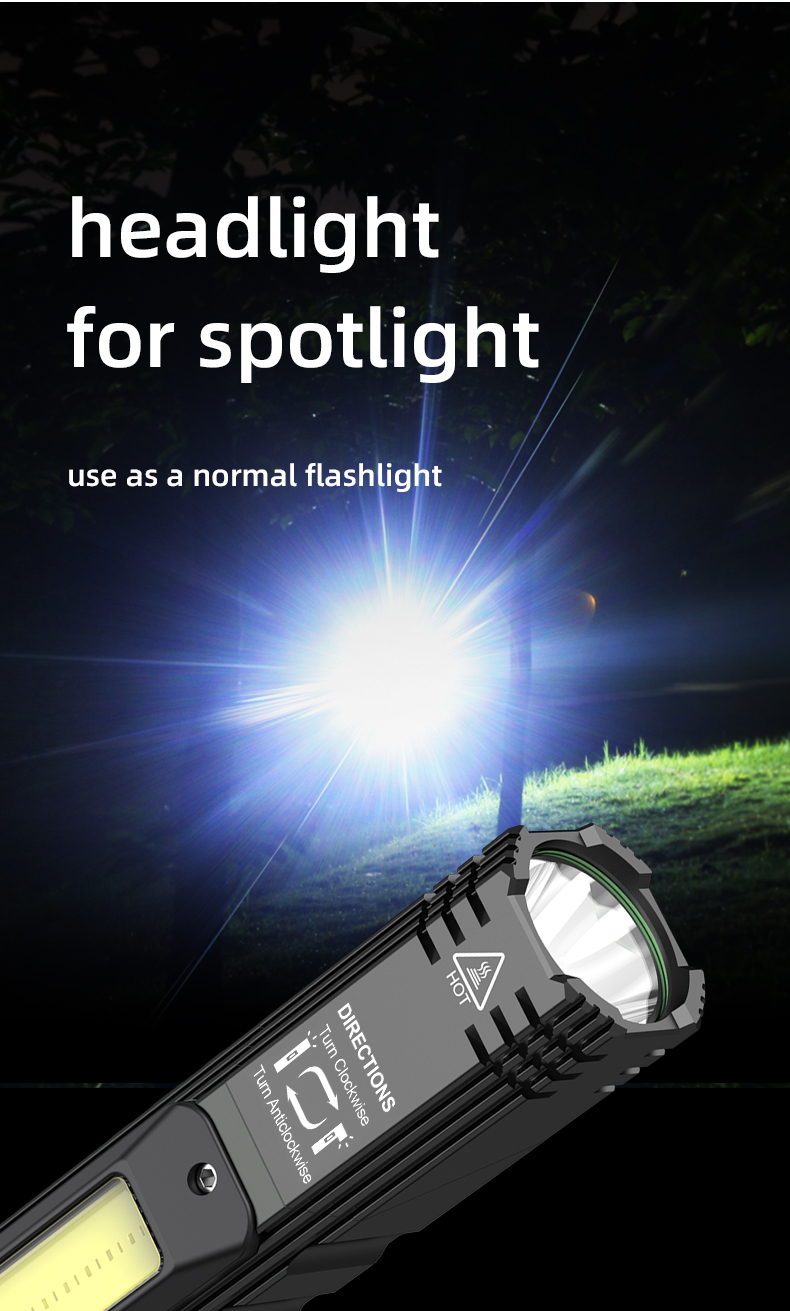 Tactical flashlight Superfire headlamp G19