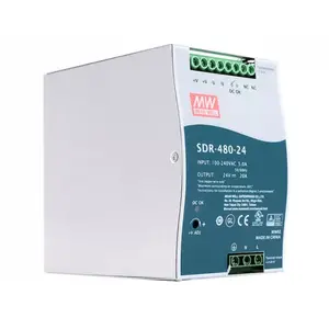 SDR-480/480P SDR-480-24/48V SDR-480P-24 DIN Rail DC Switching Power Supply 480W Active PFC High Efficiency New and Original