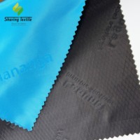 Tissu de doublure de costume et entoilage de manteau en polyester viscose, jacquard tissé, motif logo personnalisé en lettres, en polyrayonne Dobby