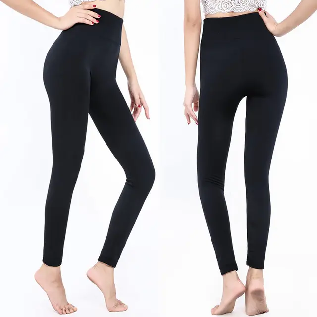 Sexy Casual Winter Warm Leggings Girls Breathable Knitted Mid-Waist Seamed Thick Anti-Bacterial Snagging Resistance Wholesale