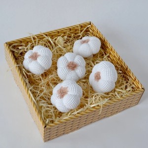Juguetes <span class=keywords><strong>de</strong></span> Comida <span class=keywords><strong>de</strong></span> Ganchillo para Niños al por Mayor: Verduras Amigurumi <span class=keywords><strong>de</strong></span> Ajo Tejidas a Mano, Juguetes Educativos <span class=keywords><strong>de</strong></span> Comida <span class=keywords><strong>de</strong></span> Ganchillo Rellenos - Product Image 5