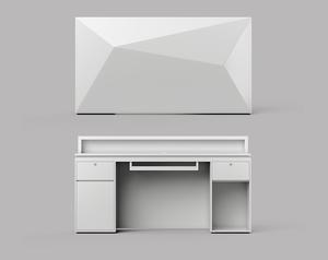 Estación de <span class=keywords><strong>Trabajo</strong></span> para Equipos de Oficina, Mostradores de Recepción, Unidad de 2 Plazas, Muebles de Hospital, Mostrador de Recepción - Product Image 6