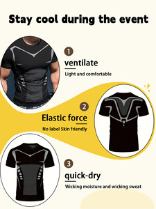 Chalecos Deportivos Personalizados con Logotipo Nuevo para Hombre, Camiseta Deportiva de Verano para Hombre, Talla Grande, para Gimnasio, Fitness, Running - Product Image 2