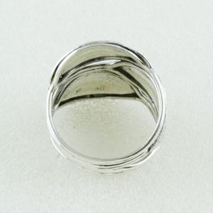 Triplet à la mode Coral Stone Designer.925 Bague en argent sterling Bijoux en gros - Product Image 4