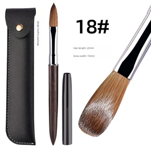 Nouveau Pinceau à Ongles Kolinsky 2024, Pinceau Artistique Personnalisé pour Ongles en Acrylique, Manche en Bois - Product Image 6