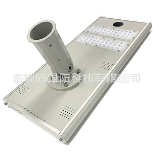 Lampe solaire de rue en alliage d'aluminium 100 LED à fixation murale pour éclairage extérieur - Product Image 5