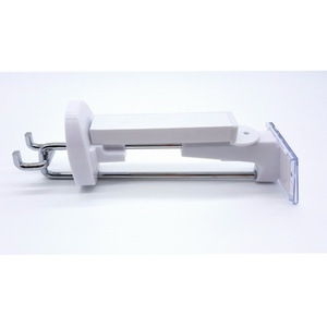 Retail Store Metal Steel Slatwall Panel Security Hanging <b>Display</b> Pegboard <b>Hooks</b> for Supermarket - Product Image 4