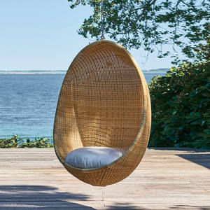 Fauteuil <span class=keywords><strong>suspendu</strong></span> en forme d'œuf pour l'extérieur, en PE tissé, imperméable, panier <span class=keywords><strong>suspendu</strong></span>, hamac pour adultes, balançoire pour balcon - Product Image 3