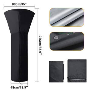 Funda Protectora para Calentador de Patio Exterior de Tela Oxford 210D, Impermeable y a Prueba de Polvo - Product Image 2