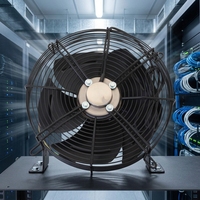 Ventilateur à rotor externe à haut débit d'air de 350 mm pour un refroidissement rapide de l'air dans les salles de serveur et les ateliers