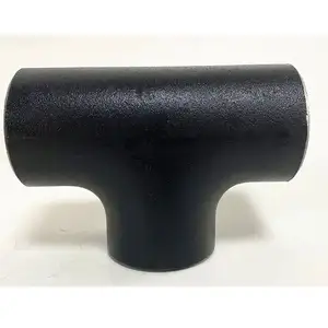 Custom aço carbono tee transporte rápido grande diâmetro Alta pressão resistência igual diâmetro tee pipe fitting