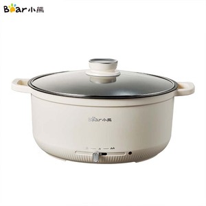 หม้อไฟฟ้าแบร์ 5 ลิตร หม้อหุงต้มอเนกประสงค์สำหรับใช้ในครัวเรือน สีเบจ - Product Image 5