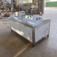 Petite machine de pasteurisation en acier inoxydable pour bouteilles de lait, vin, huile d'olive, jus et pâte de tomate