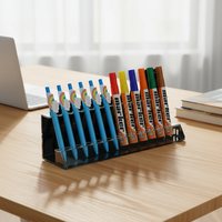 Promotion : Présentoir Moderne en Acrylique pour Stylos, Organisateur de Marqueurs, Support à 12 Emplacements pour Bureau, Maison, École, Bureau