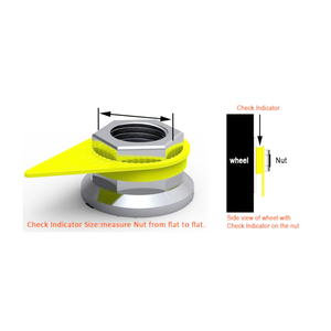 Indicateur de vis d'axe de roue 32mm 33mm – Marqueur de vis lâches pour camions et remorques poids lourds – Accessoires de sécurité pour flotte - Product Image 5