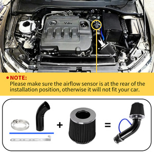 Kit de Admisión de Aire con Filtro de Hongo de 76mm de Alto Flujo para Mejora de Automóviles - Product Image 5