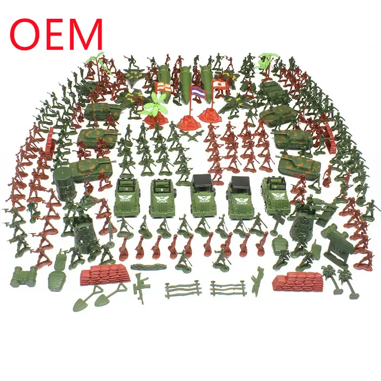 Fabrika özel asker setleri kum masa modeli çocuk askeri oyuncaklar Action Figure plastik askeri action figure fabrika yapmak