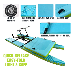 Phoera — vélo aquatique de loisirs à pédales, bateau flottant, nouveau Style, pour loisirs, en promotion, 2022 Entrepôt de l'UE - Product Image 3