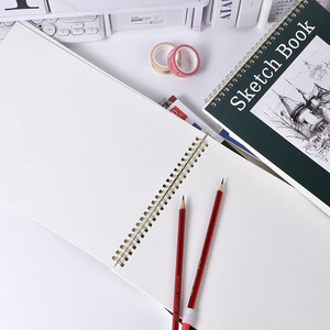 Set de Cuadernos de Dibujo, 20 Hojas, Encuadernación en Espiral, Papel de Dibujo Blanco sin Ácido de 68 lb (100 g/m²), Pintura Gouache <span class=keywords><strong>para</strong></span> Niños - Product Image 4
