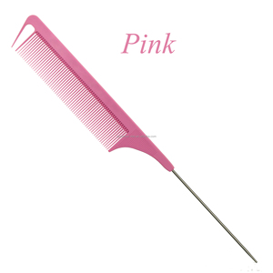 Pettine per capelli con separazione resistente al calore in carbonio, Logo personalizzato sfuso, intrecciatura di precisione, pettine a coda di ratto - Product Image 1