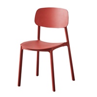 Chaise en plastique pour salle à manger, prix bas, moderne, restaurant, loisirs, café, empilable