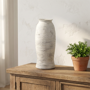 Pot <span class=keywords><strong>de</strong></span> fleurs <span class=keywords><strong>en</strong></span> fibrociment biodégradable, léger, durable et écologique, sculpté à la main, design moderne, trou <span class=keywords><strong>de</strong></span> drainage, option suspendu - Product Image 6