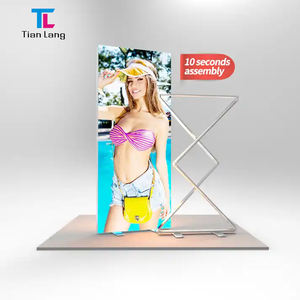 Caja de luz LED de tela publicitaria al por mayor de TianLang, caja de luz plegable emergente sin marco para promoción - Product Image 1