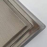 Plateau de cuisson perforé en acier inoxydable 304 de qualité alimentaire pour four, idéal pour le pain, la pâtisserie, le séchage des fruits et légumes