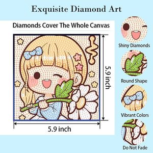 ชุดศิลปะติดเพชร5D น่ารักๆสำหรับเด็กชุดศิลปะและงานฝีมือรูปเพชรแบบ DIY - Product Image 2