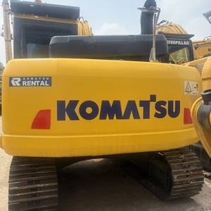 Excavatrice KOMATSU PC130 de 13 tonnes, chargeuse sur chenilles hydraulique d'occasion, équipement de construction - Product Image 2