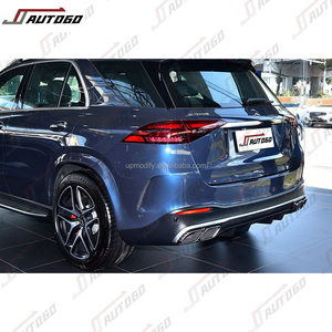Kit de Carrocería para Benz W167 <span class=keywords><strong>GLE</strong></span>, Actualización a AMG GLE63 2024, Parachoques Delantero y Trasero, Parrilla, Difusor de Pasos de Rueda, Tubo de Escape, Faros Delanteros y Traseros - Product Image 5