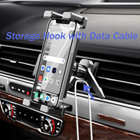 Support de téléphone portable avec support triangulaire pour sortie d'air de voiture, compatible avec tablette et smartphone, support de téléphone de voiture