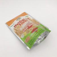 Pochette à fermeture éclair en Mylar imprimée sur mesure, sac d'emballage en plastique de qualité alimentaire pour les collations et les aliments secs