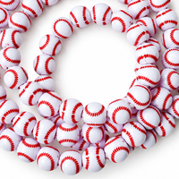 Câble de charge USB Type C 4 en 1 avec perles de baseball, câble de transfert de données, cadeau pour les fans de sport
