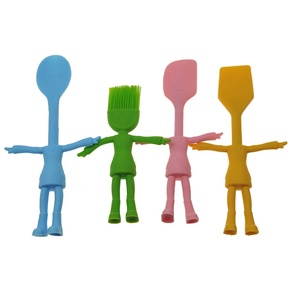 Spatule et brosse en silicone mignonnes pour enfants, ustensiles de cuisine - Product Image 1
