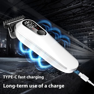 เครื่องตัด<span class=keywords><strong>ผม</strong></span><span class=keywords><strong>ไฟ</strong></span>ฟ้าแบบใช้พลังงานจาก USB พร้อมหน้าจอดิจิตอล มัลติฟังก์ชั่น สำหรับร้านเสริมสวย ใช้ได้กับผู้ชาย ใบมีดสแตนเลส สำหรับใช้ในบ้านและโรงแรม - Product Image 2