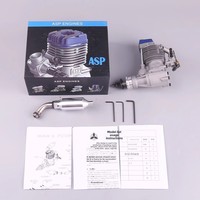 Moteur à méthanol ASP à trois pales FS120AR, classe 120, quatre temps, 20cc, pour avion modèle RC à aile fixe en métal