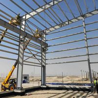 Kit de structure en acier fabriqué en Chine pour grange, ferme, entrepôt, atelier – Bâtiment préfabriqué en acier léger à faible coût