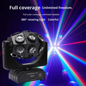 Luz Móvil de Cabeza Borui 18x RGBW 4 en 1 con Láser |   <span class=keywords><strong>DMX512</strong></span> Sonido Activo 6000K DJ Club KTV IP20 110-240V - Product Image 3