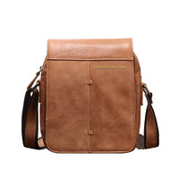 Sac bandoulière vintage en cuir Crazy Horse, sac à bandoulière en cuir véritable pour homme, sac messager antivol