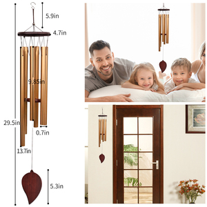 Carillón de viento de metal personalizado para decoración de jardín, carillón de viento de metal para regalo, novedad de <span class=keywords><strong>2022</strong></span> - Product Image 2
