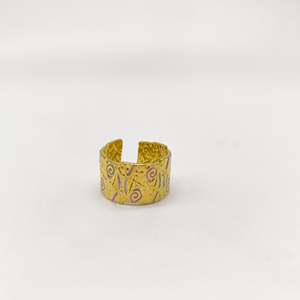 Fashion <b>Rings</b> PVD Gold Plated 316L Stainless Steel Sustainable Resistant Wide Band <b>Ring</b> For Women Men Jewelry - Product Image 1