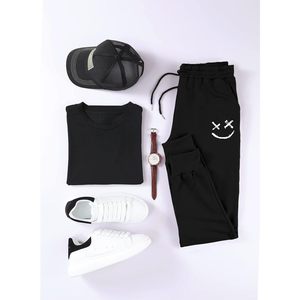 Pantalon de survêtement homme coupe fuselée avec taille élastique et cordon de serrage, poches, respirant, pour entraînement sportif, style décontracté automne - Product Image 6