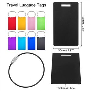 Bagages promotionnels transfrontaliers en alliage d'aluminium gravés au laser avec anneau métallique - Product Image 4